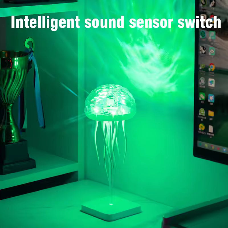 Lámpara de mano LED Nihgt con dibujos animados de medusas