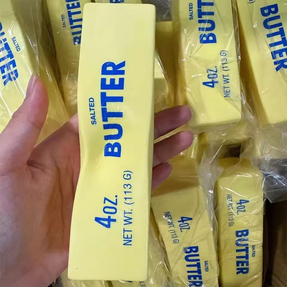 Nuevo juguete antiestrés Butter Stick, palito de queso elástico y blando, divertido juego para aliviar el estrés y la ansiedad, juguete para apretar y hacer bromas.