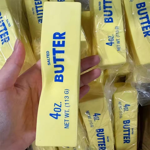 Nuevo juguete antiestrés Butter Stick, palito de queso elástico y blando, divertido juego para aliviar el estrés y la ansiedad, juguete para apretar y hacer bromas.