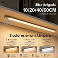Luz nocturna con sensor de movimiento, inalámbrica y recargable por USB; luces LED para iluminación bajo muebles de cocina, armarios y dormitorios.