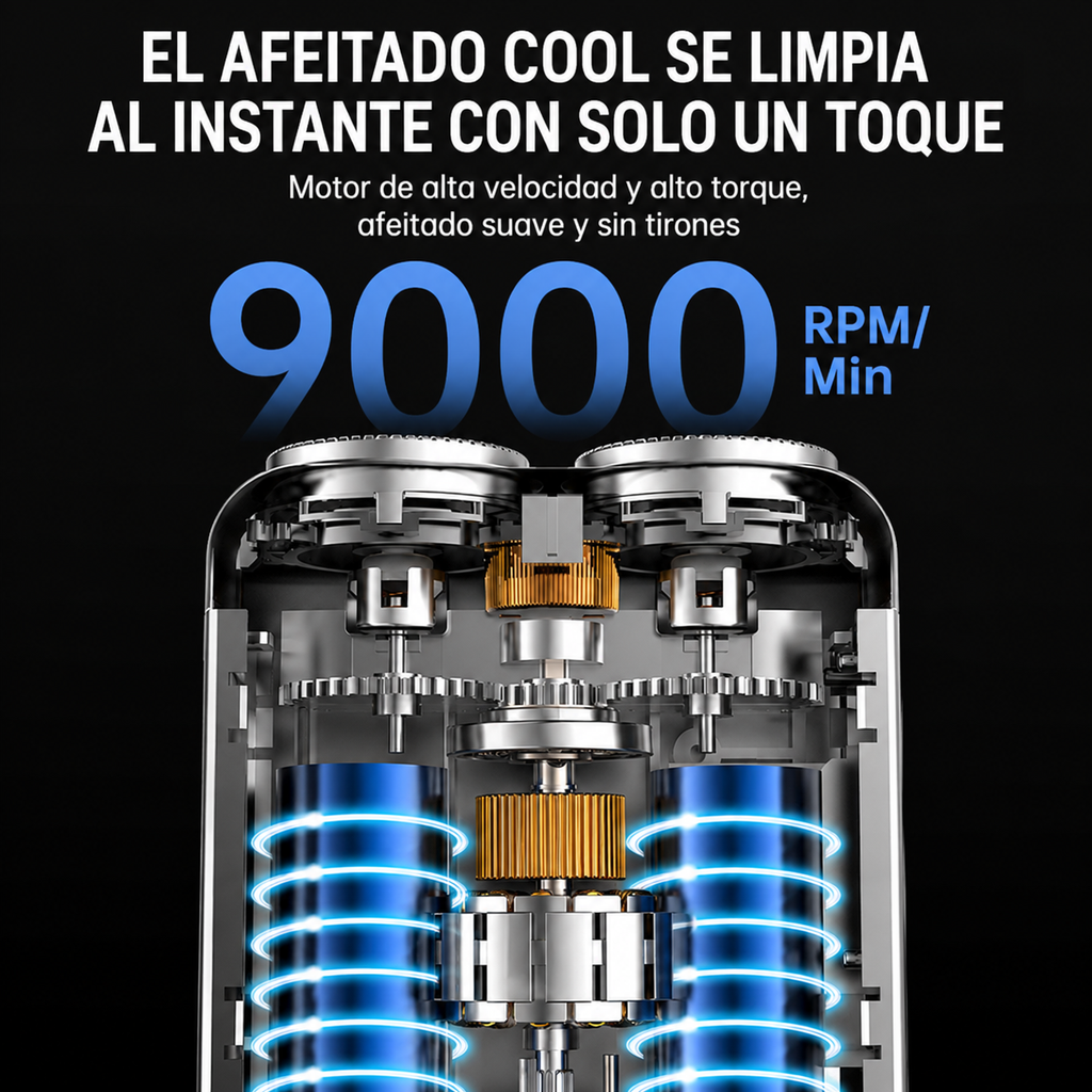 Mini afeitadora eléctrica inteligente