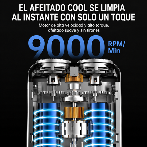 Mini afeitadora eléctrica inteligente